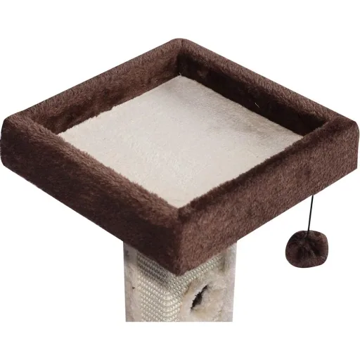 Scratching post cat tree play tree with ball and roller mice L35 x W35 x H60.5 cm