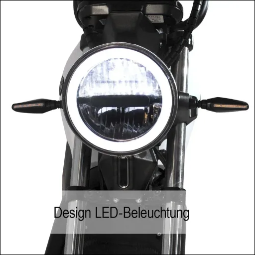 Design E-Roller "Max" 45 km/h schwarz