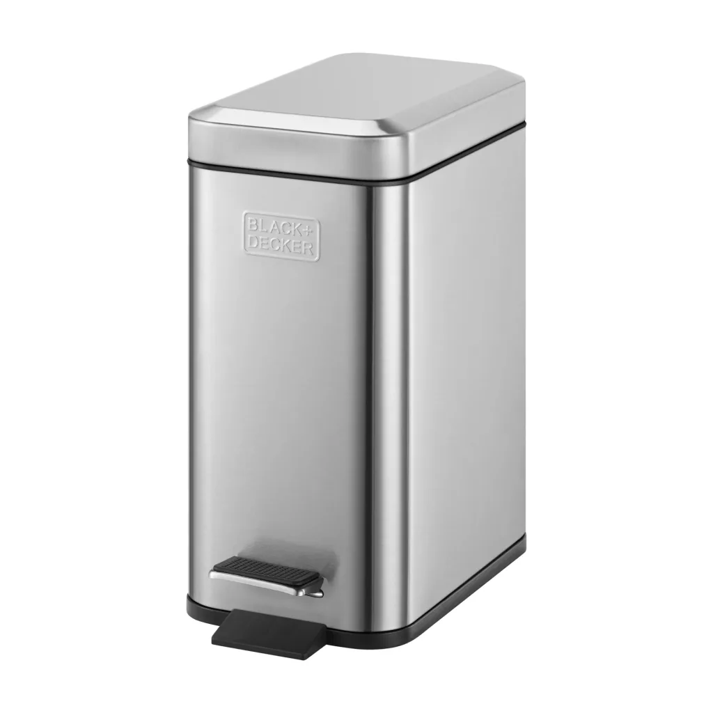 Stainless steel pedal bin, 5L