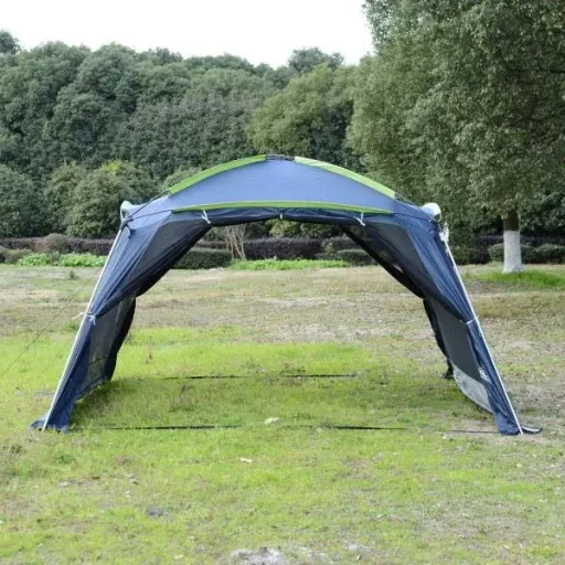 Camping tent dome tent for 5-8 people dark blue