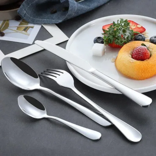 Cutlery set - 24 pieces - Stainless steel