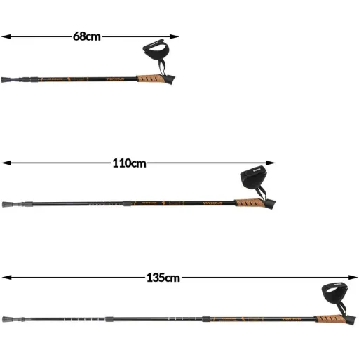 Sportana Nordic Walking Poles - orange