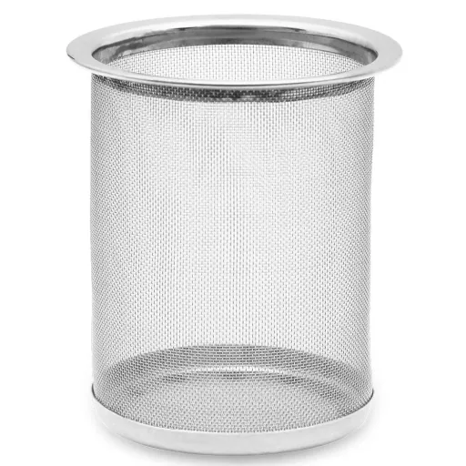 Glass teapot with stainless steel filter | me