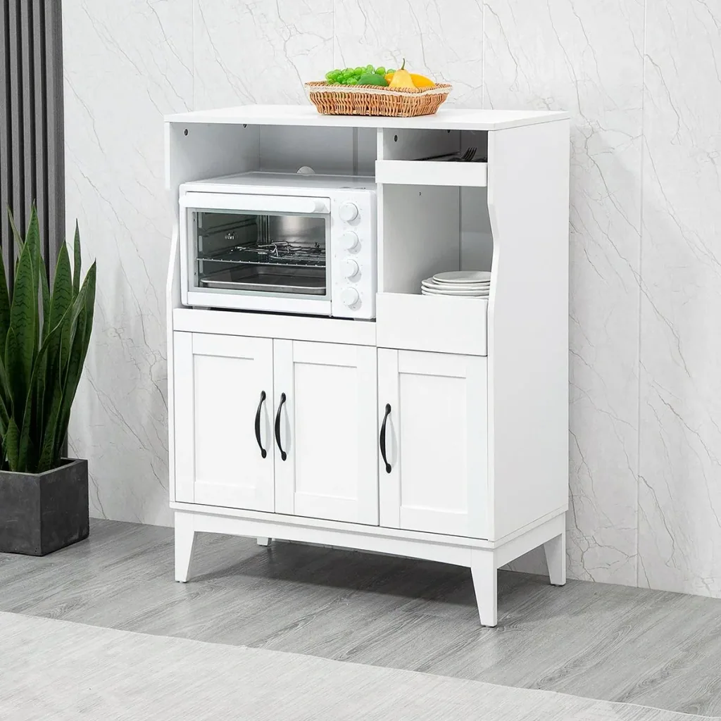 Kitchen cabinet with folding shelf 84 cm x 39 cm x 109 cm