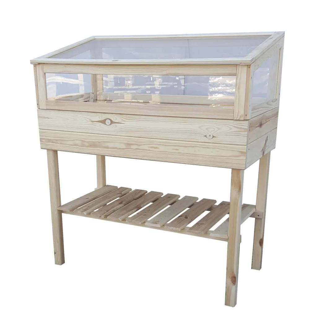 Herb bed with natural top