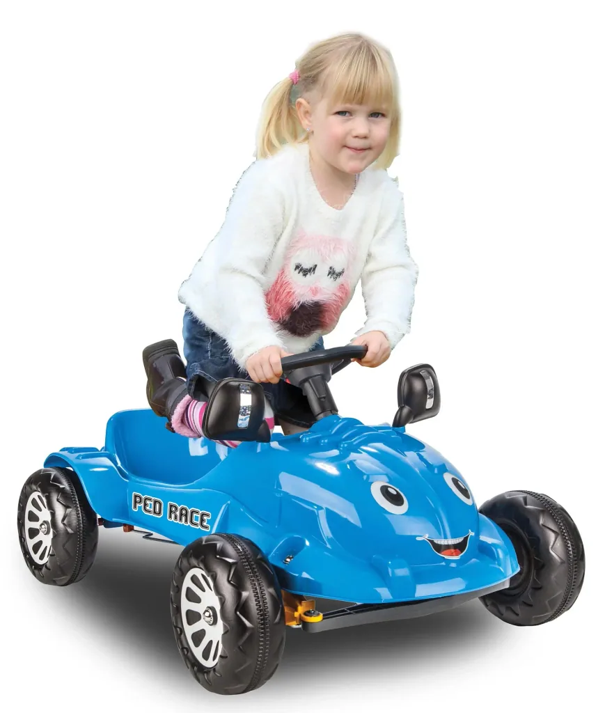 Tretauto Ped Race, Blau