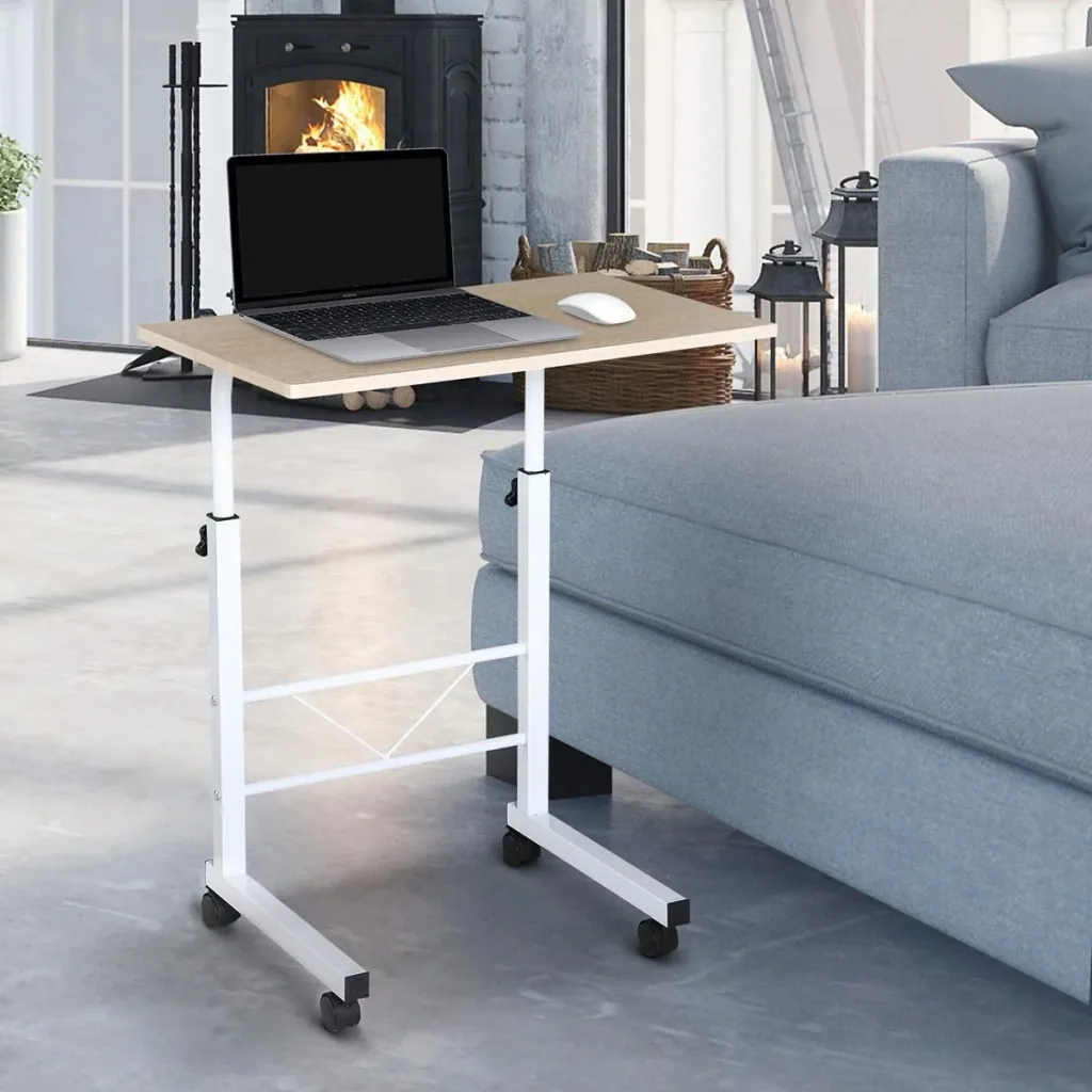 Side table bedside table metal chipboard