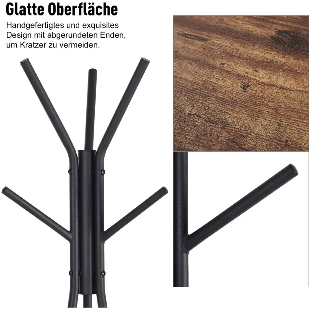 Clothes rack with 2 shelves black
