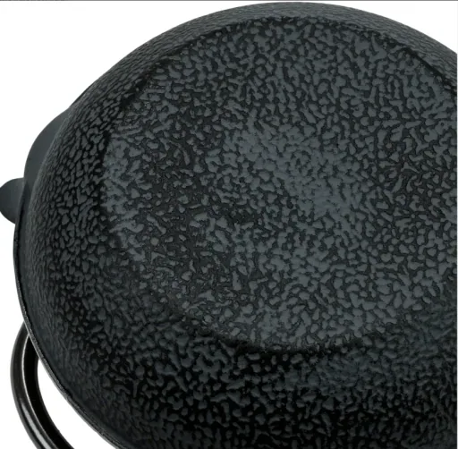 Asia teapot set cast iron 10-piece (color: black)