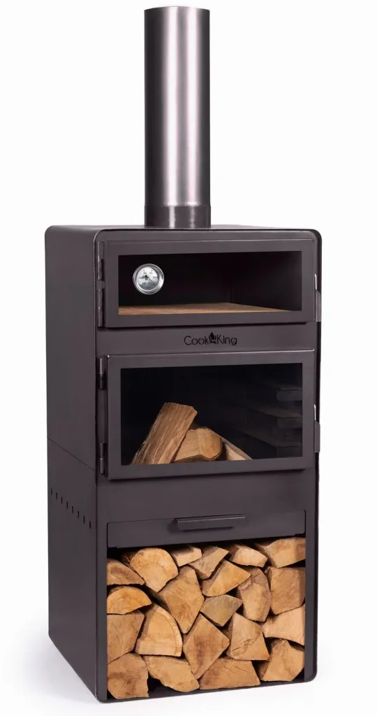 CookKing Vento Plus chauffage de terrasse avec four à pizza