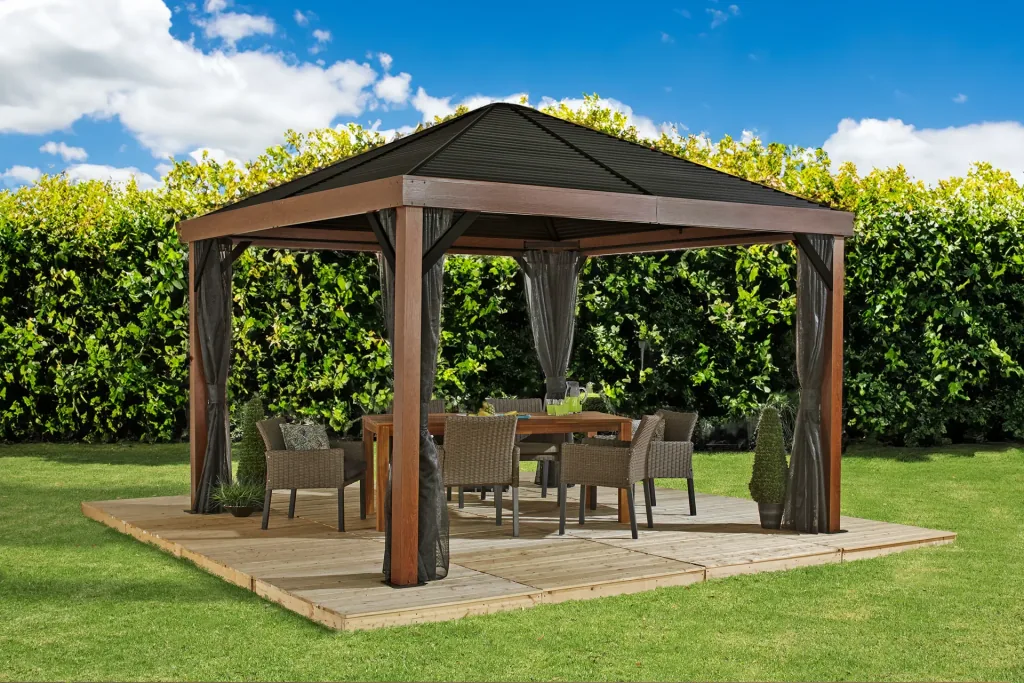 Sojag Pavillon Valencia 12x12 Édition Bois