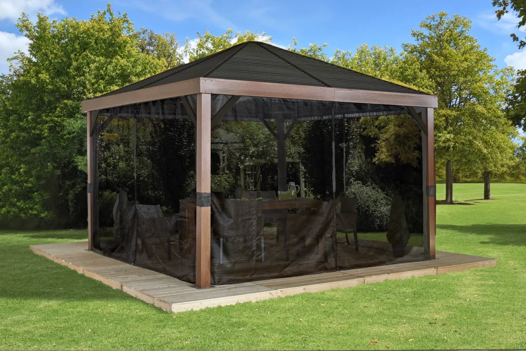 Sojag Pavillon Valencia 12x12 Édition Bois