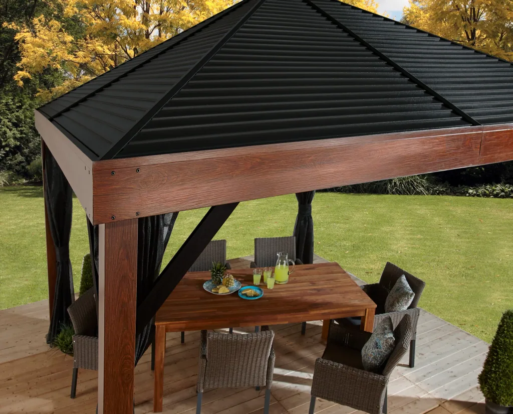 Sojag Pavillon Valencia 12x12 Édition Bois