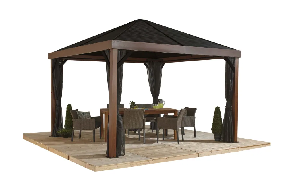 Sojag Pavillon Valencia 12x12 Édition Bois