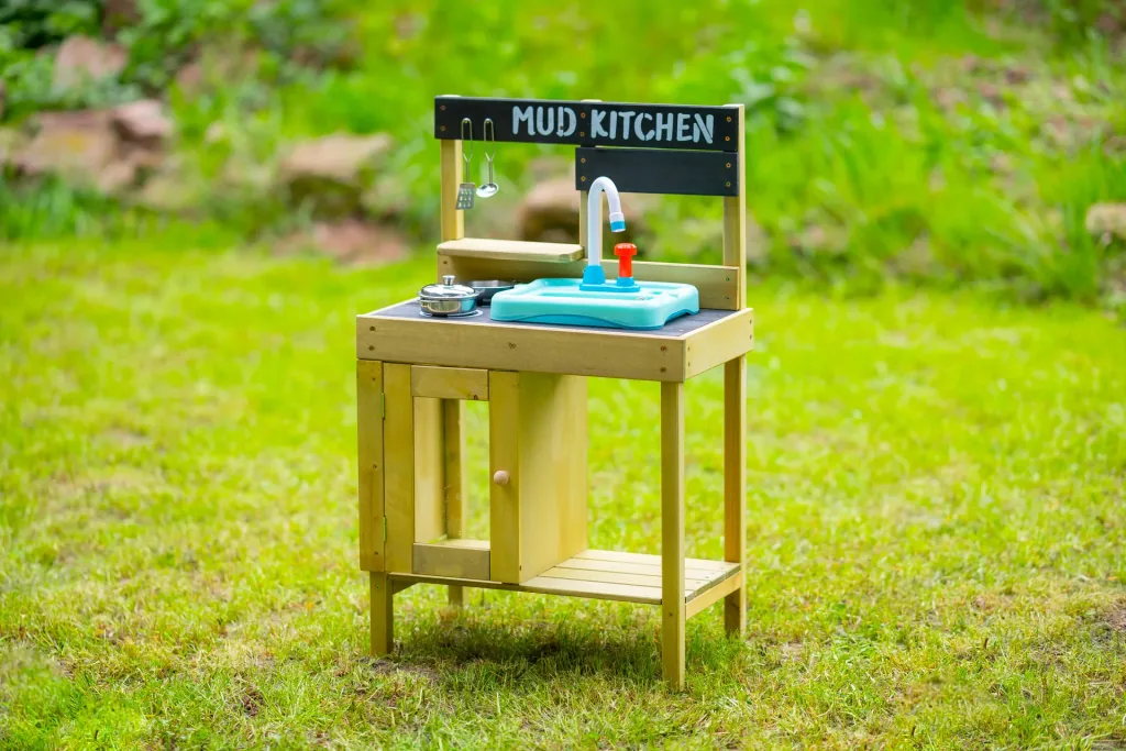 TP Toys Cuisine de jeu en bois pour enfants avec évier