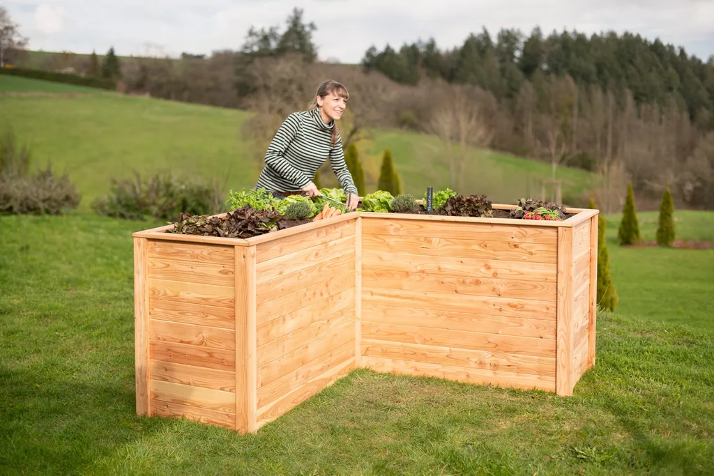 Westmann Potager surélevé Classique L Bois naturel