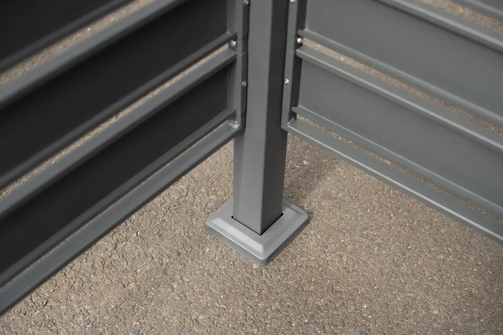 Westmann Habillage de poubelles Planum 4 places 150 cm anthracite (4× 240 L)
