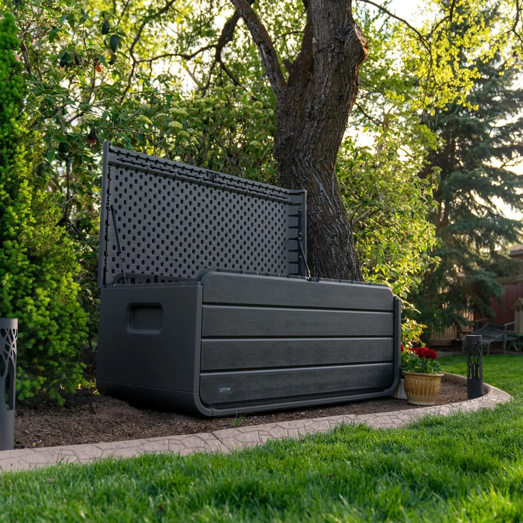 Lifetime Coffre à coussins Space L 515 L anthracite
