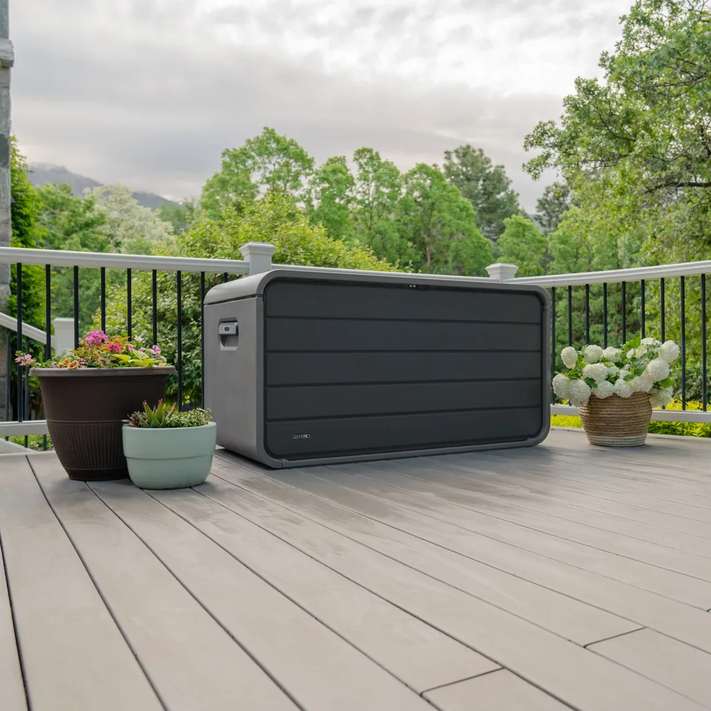 Lifetime Coffre à coussins Space XL 625 L gris