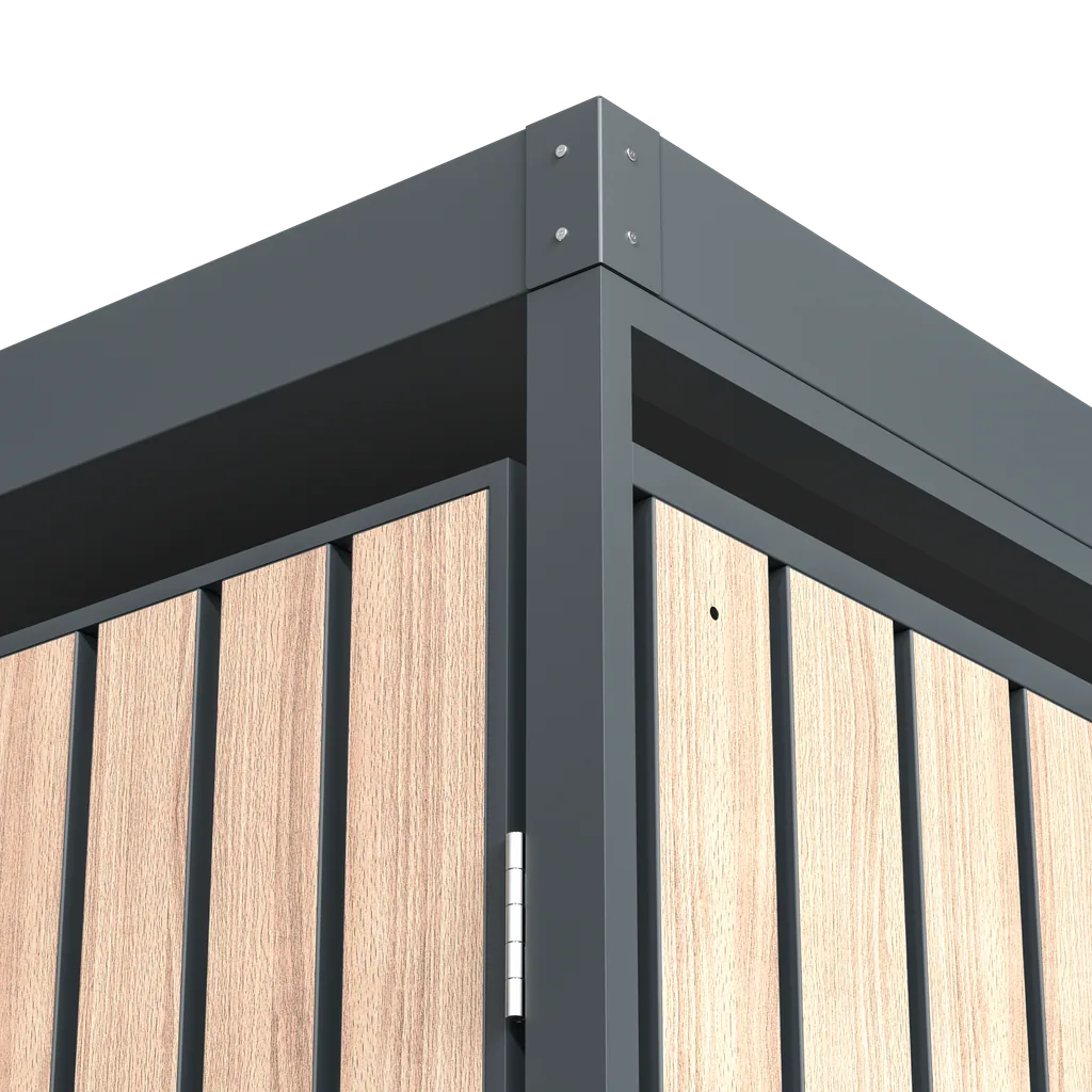 Westmann Boîte à poubelles Planta 4 places anthracite (4× 240 L)