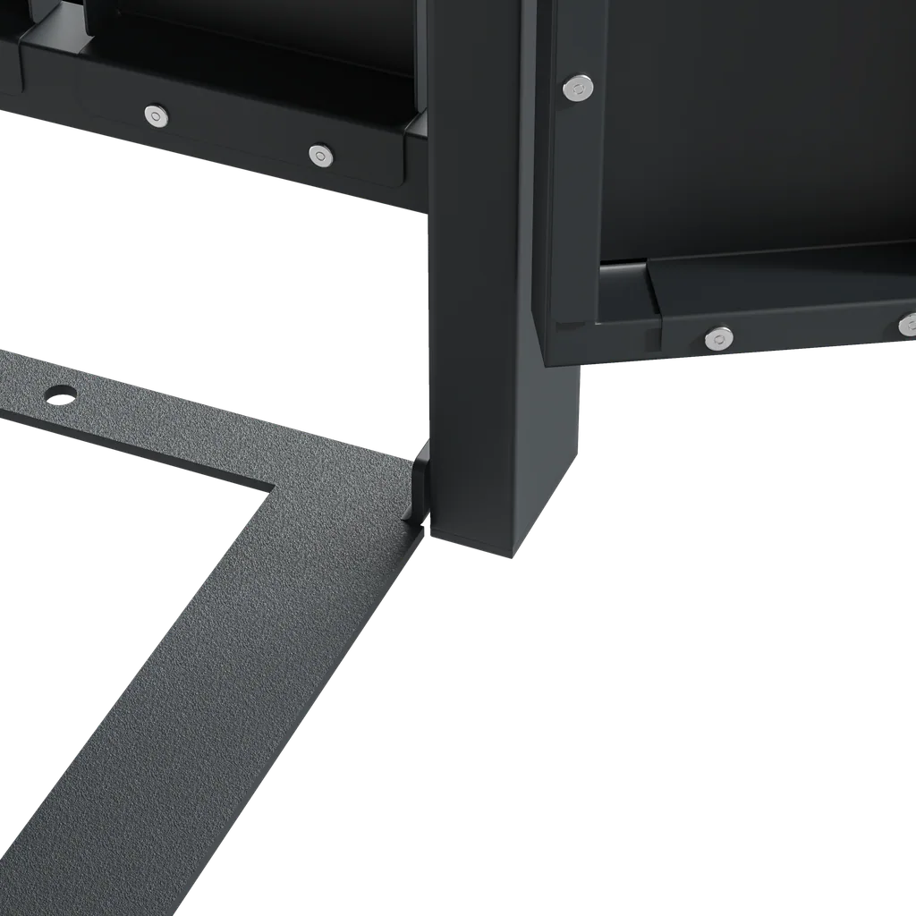 Westmann Boîte à poubelles Planta 4 places anthracite (4× 240 L)