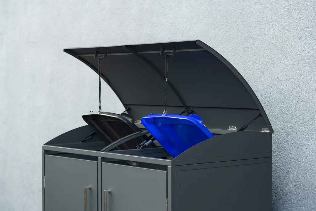 Westmann Boîte à poubelles Moderna 2 places anthracite (2× 240 L)