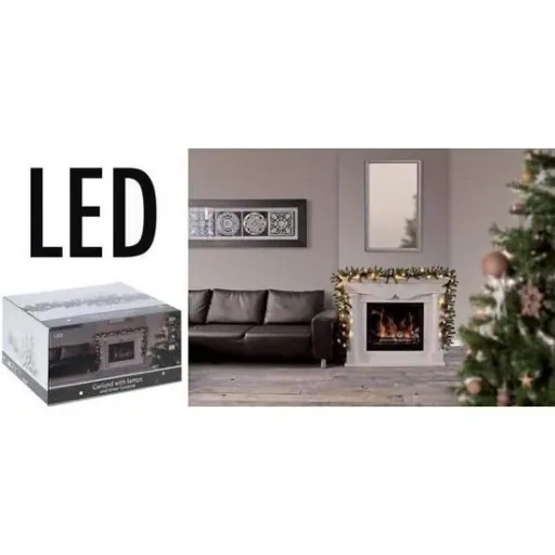 Christmas garland 30 LED lights 270cm