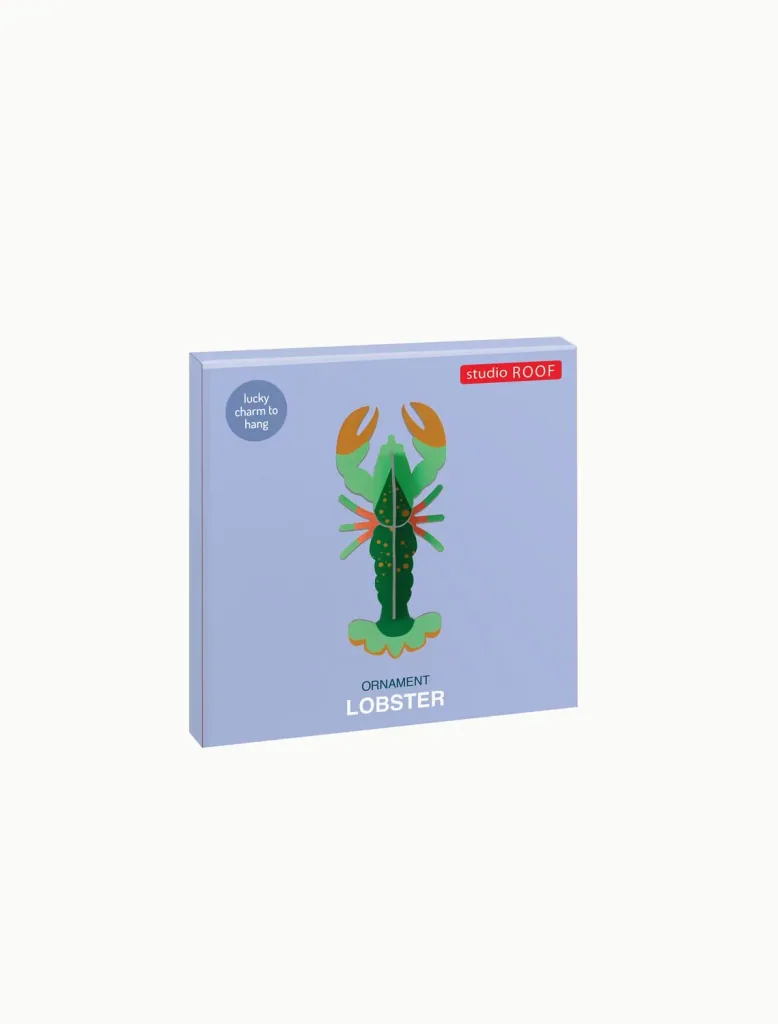 Studio ROOF Ornement, kit créatif, objet mural 3D - Homard