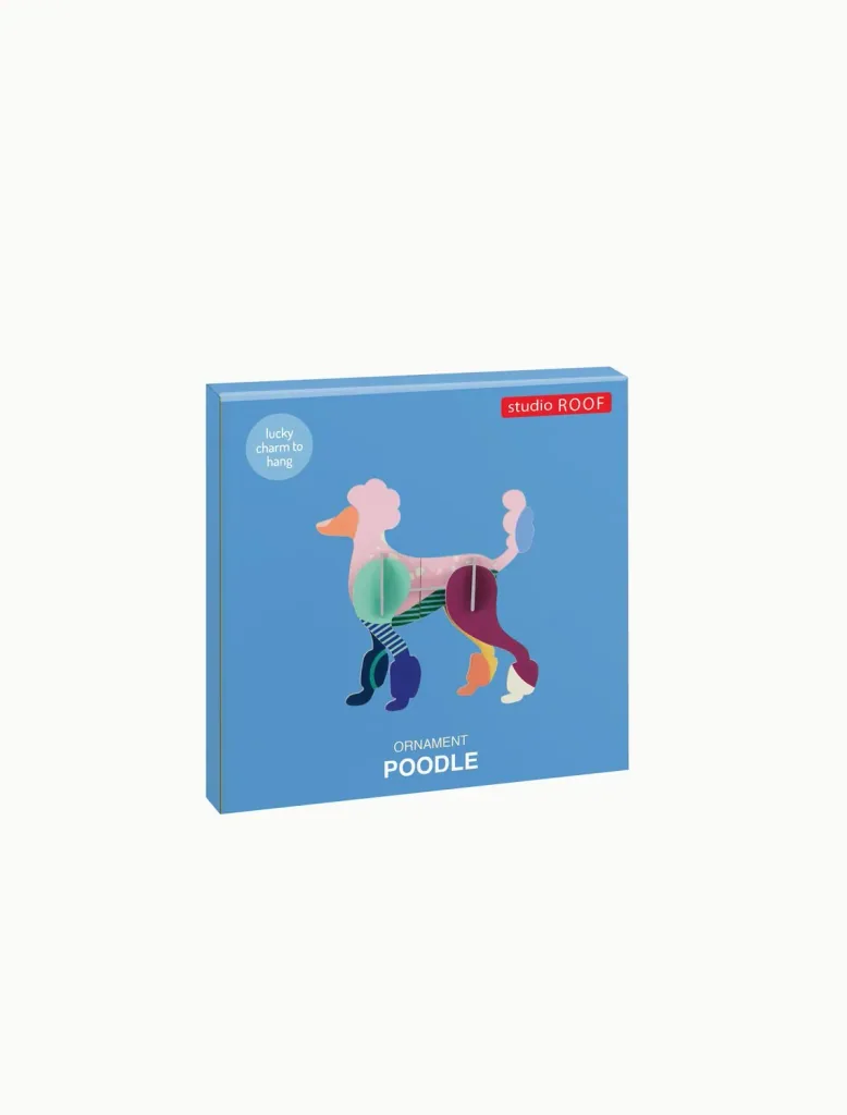 Studio ROOF ornement, kit de bricolage, objet mural 3D – Caniche