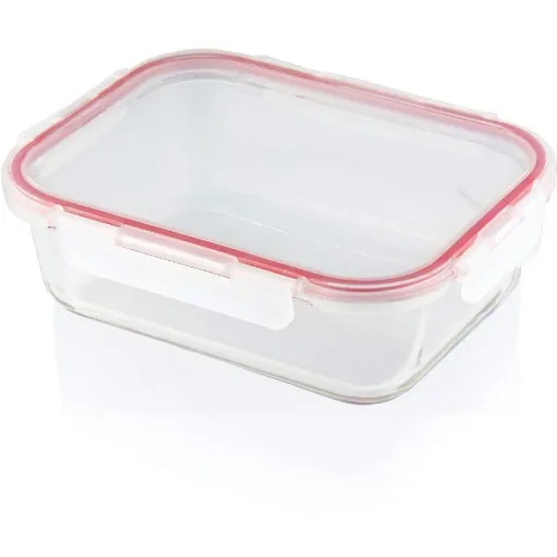 Mehrzer - Fresh Box - 2260ml - Rectangular - Bake-and-Lock - Red