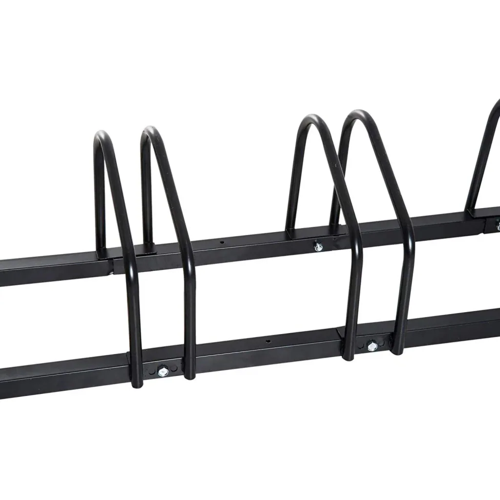 Bicycle stand for 6 bicycles, black