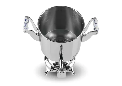 Samovar avec une Bouilloire, Théière samovar - Romanov III, avec distributeur, acier inoxydable, 5L