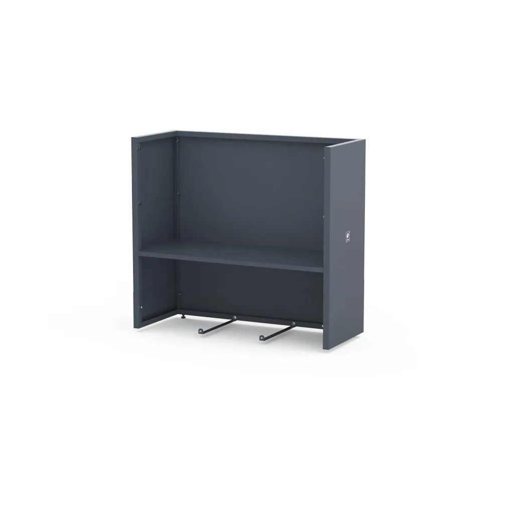 Herstera Garden Cube bac à plantes 100×40×115 cm anthracite