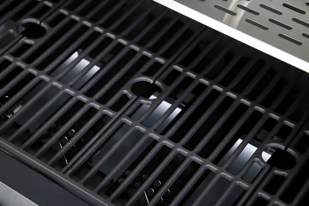 Gas grill "San Angelo", 6+1 burners, black.