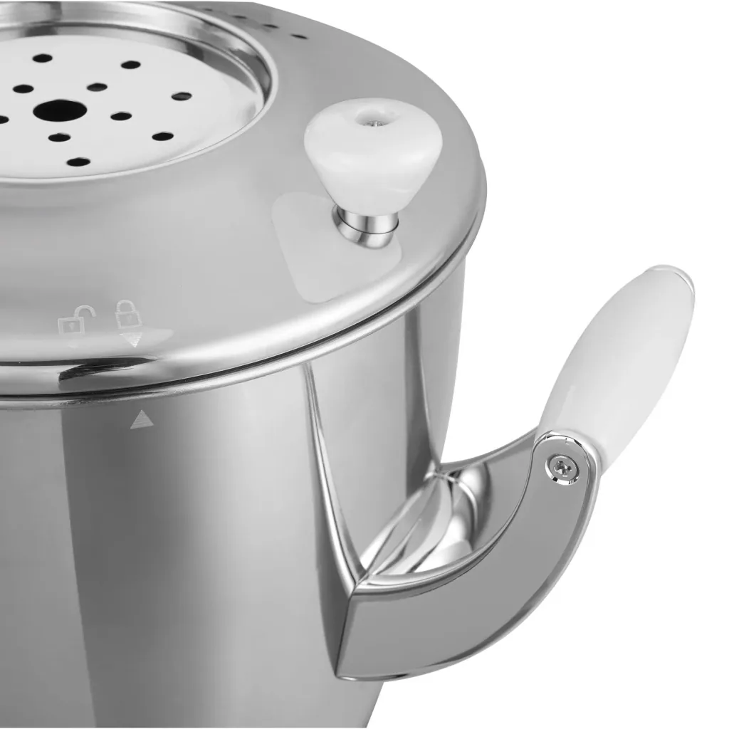 Samovar avec une Bouilloire, Théière samovar - acier inoxydable, 6L
