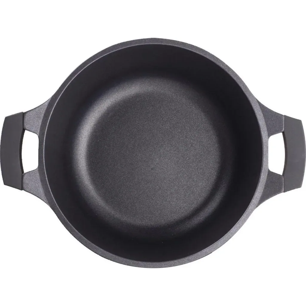 Casserole dish - with glass lid - 36 cm - Black