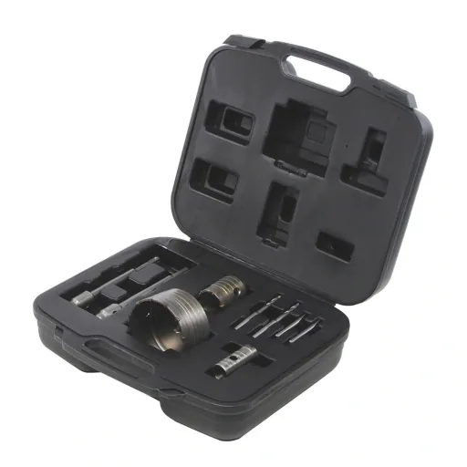 9-piece TCT core bit set 30, 50 and 110 mm