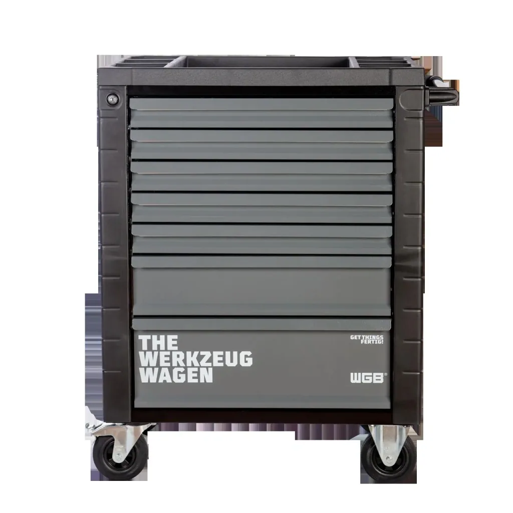 Workshop trolley - 7 drawers, equipped with 6 modules, 103 pieces