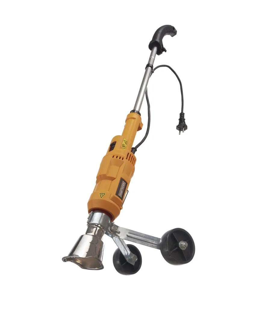 Hot air weed killer + wheel set