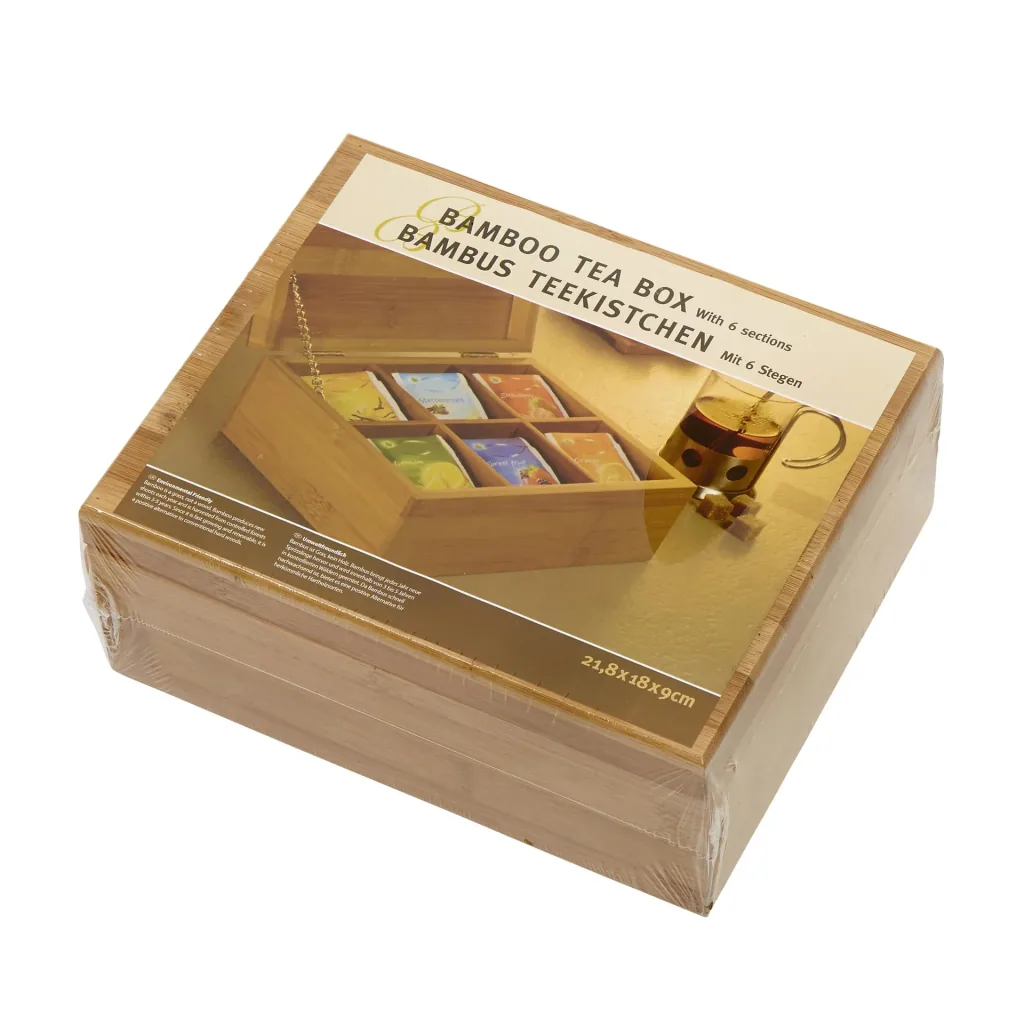 Bamboo tea box
