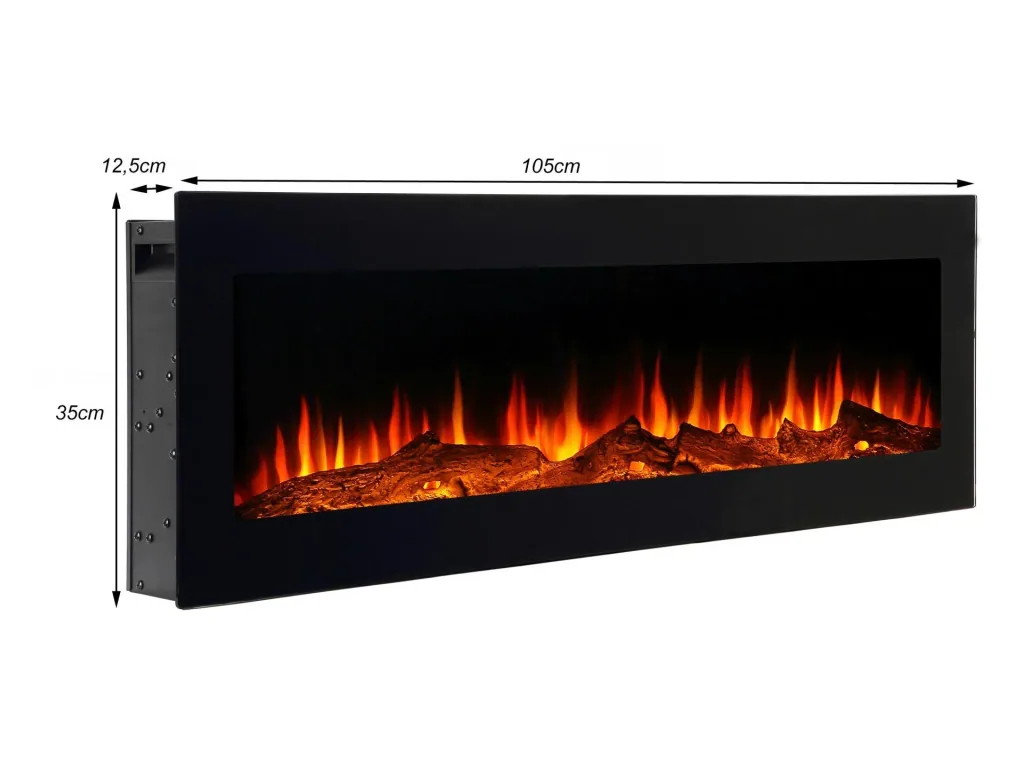 Electric fireplace "Lausanne" with remote control