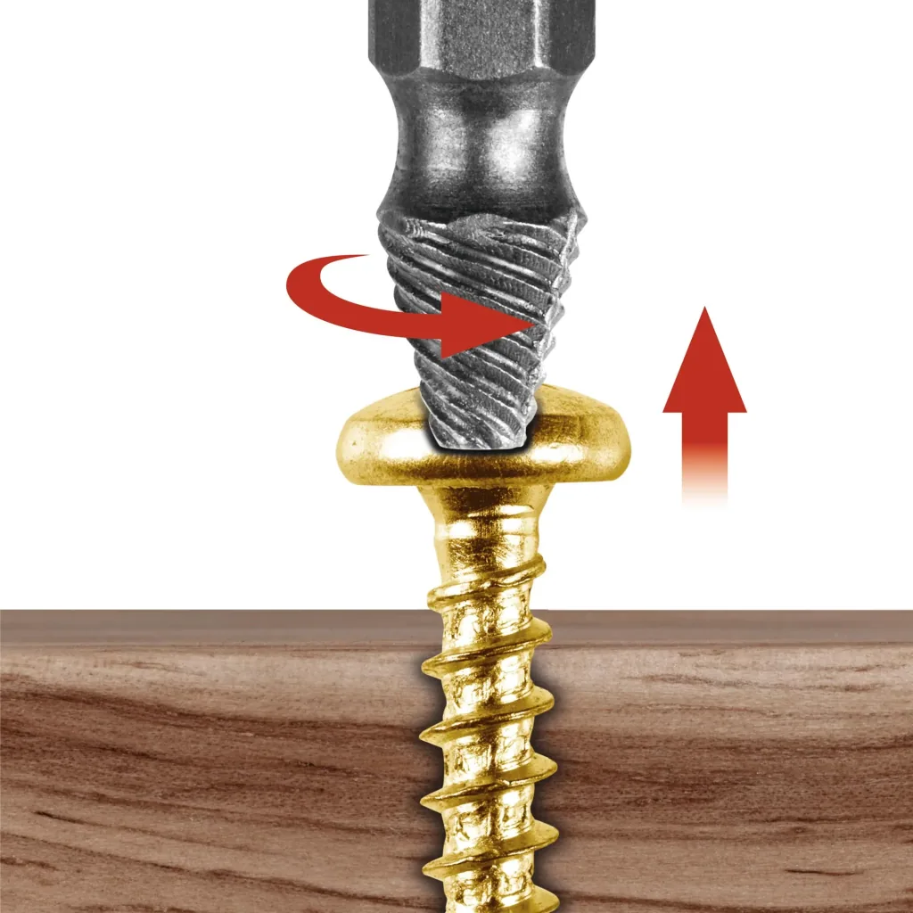4-piece screw remover set