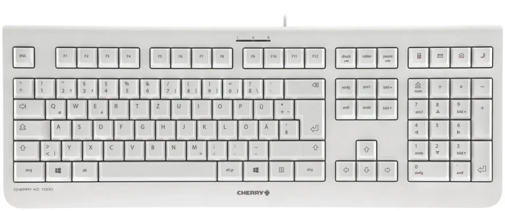 Wired keyboard KC 1000 gray