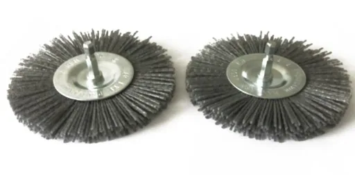 Brosses de rechange, lot de 2, polyamide (nylon) pour le nettoyeur de joints GFR 401