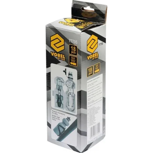 Bottle-shaped bicycle repair kit - 18 pieces - With holder