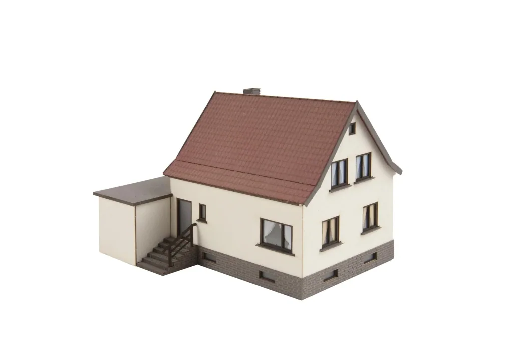 Housing estate house with garage