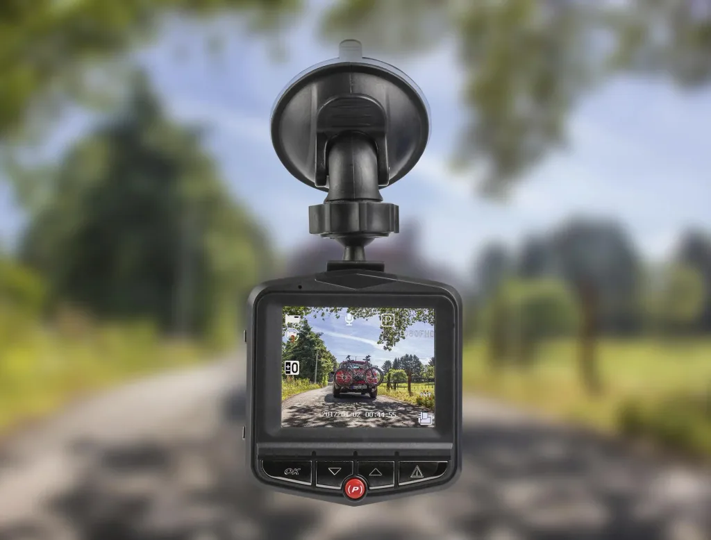 Car dashboard camera including 32 GB Micro SDHC memory card