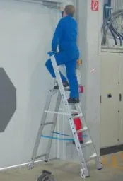 Stepladder aluminum 5 steps ladder mobile