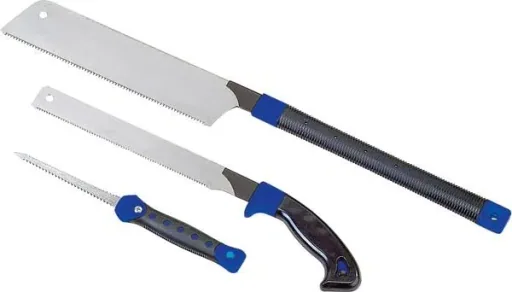 Kataba fine-cutting saw set, 3 pull saws
