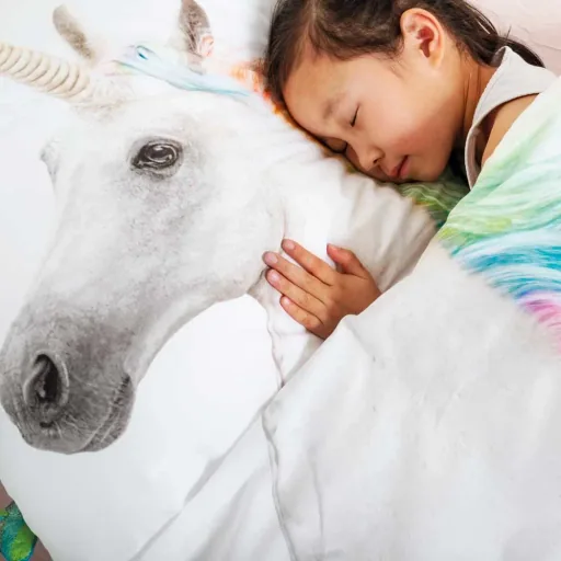 Snurk Parure de lit Licorne 135 x 200